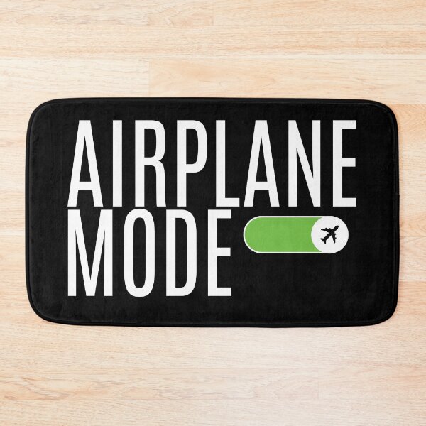 Item preview, Airplane Mode On Flight Mode Travel Vacation Quote for Travellers Backpackers designed and sold by digitalsocial.
