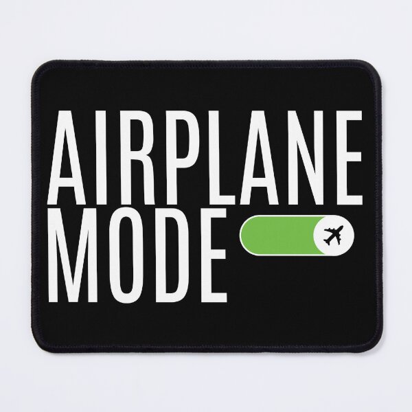 Item preview, Airplane Mode On Flight Mode Travel Vacation Quote for Travellers Backpackers designed and sold by digitalsocial.