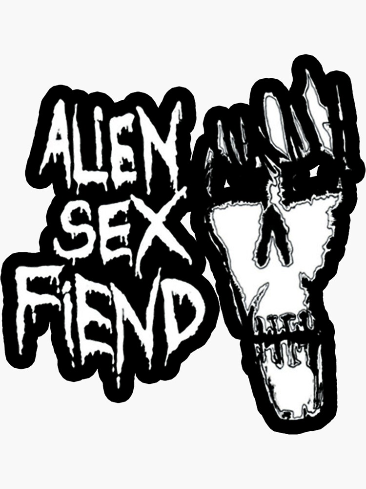 Alien Sex Fiend Music Punk Essential Sticker For Sale By Rogerlehman