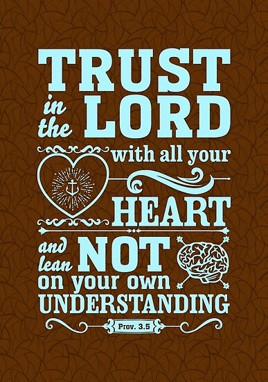 Image result for trust in the lord with all your heart
