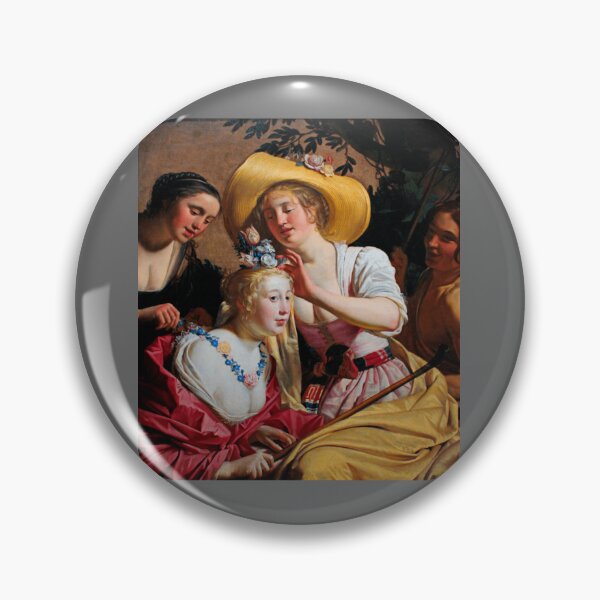 Item preview, A Shepherdess Adorned with Flowers - Gerard van Honthorst Classic designed and sold by TeaganOndricka.