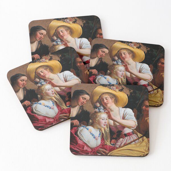 Item preview, A Shepherdess Adorned with Flowers - Gerard van Honthorst Classic designed and sold by TeaganOndricka.