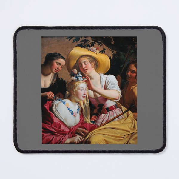 Item preview, A Shepherdess Adorned with Flowers - Gerard van Honthorst Classic designed and sold by TeaganOndricka.
