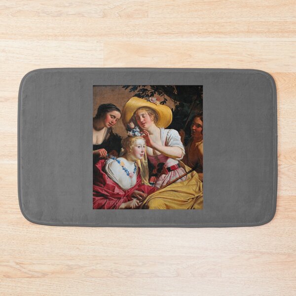 Item preview, A Shepherdess Adorned with Flowers - Gerard van Honthorst Classic designed and sold by TeaganOndricka.