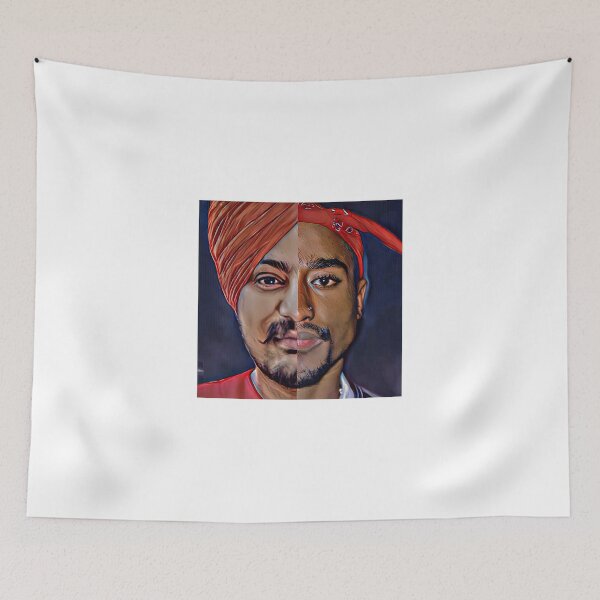 Item preview, Sidhu Moose Wala face designed and sold by Streetshop79.