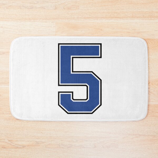 Item preview, Blue Number 5 lucky sports jersey five designed and sold by HeavyStyle.