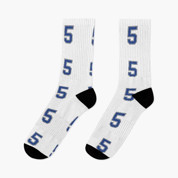 Item preview, Blue Number 5 lucky sports jersey five designed and sold by HeavyStyle.