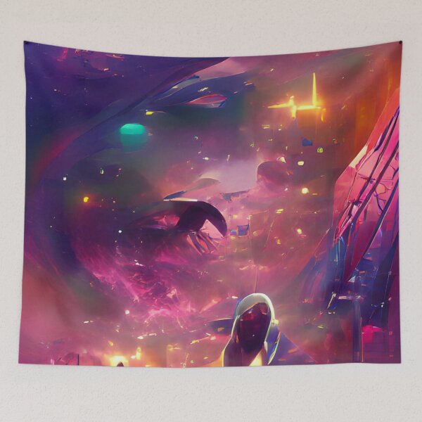 Item preview, Space | Artificial Inteligence Generated Art designed and sold by AllAboutAI.