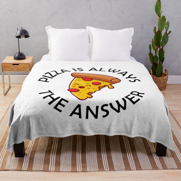 Item preview, Pizza Is Always The Answer Funny Pizza Quote designed and sold by theshirtinator.