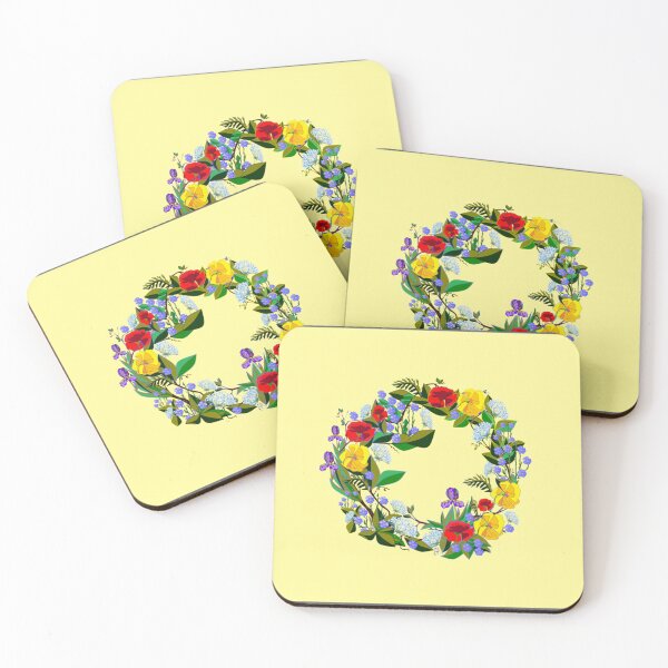 Item preview, A Southern Wildflower Wreath, Kentucky and Texas Premium Scoop designed and sold by TeaganOndricka.