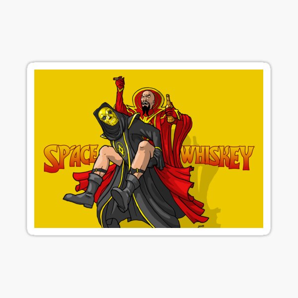 Space Whiskey Sticker