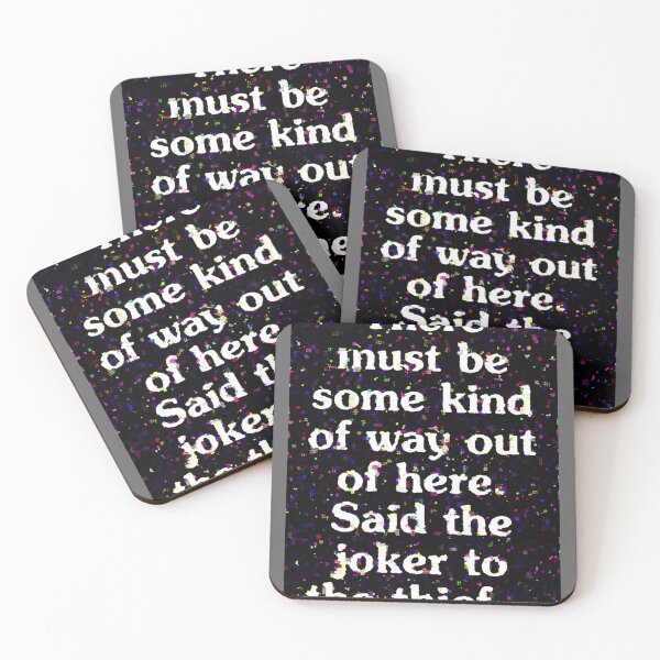 Item preview, All Along the Watchtower Lyric Art Premium designed and sold by RogerLehman.