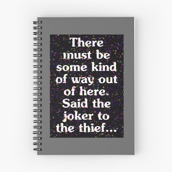 Item preview, All Along the Watchtower Lyric Art Premium designed and sold by RogerLehman.