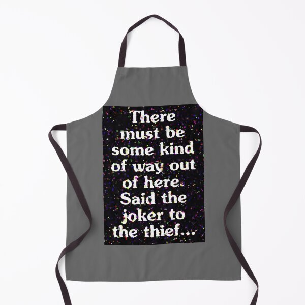 Item preview, All Along the Watchtower Lyric Art Premium designed and sold by RogerLehman.