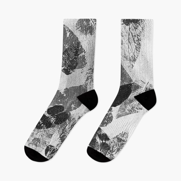 Item preview, Floating leaves Black on White by Kathryn Boundy designed and sold by OB-Studio.