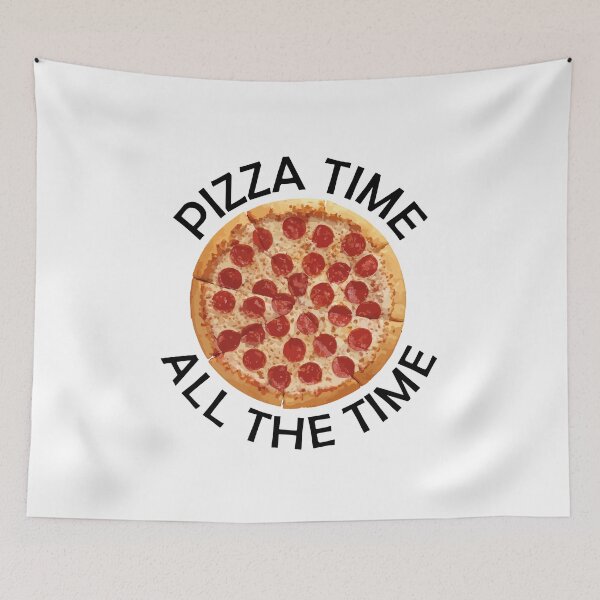 Item preview, Pizza Time All The Time Funny Pizza Quote designed and sold by theshirtinator.