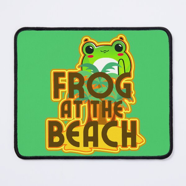 Item preview, Frog at the Beach designed and sold by SunfullyYours.