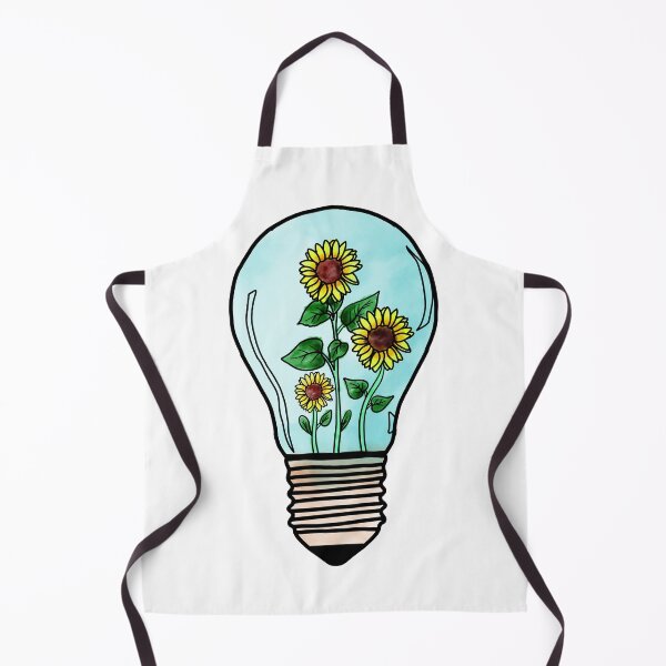 Artikelvorschau, Light Bulb with Yellow Flowers entworfen und verkauft von OODHA.