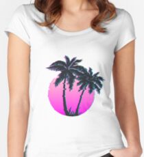 Miami Palm VHS Women's Fitted Scoop T-Shirt