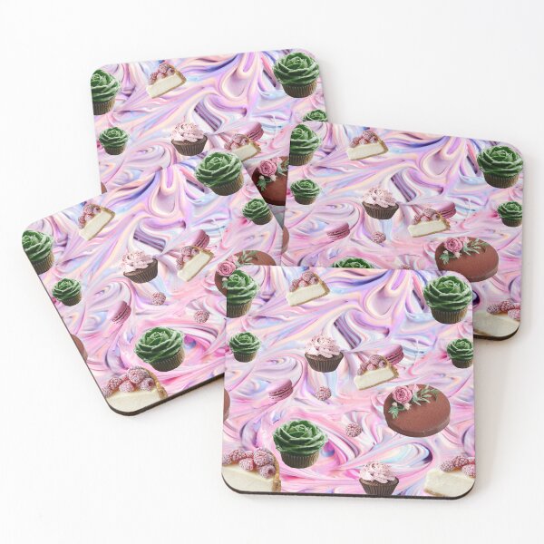 Item preview, Pink succulent magic cakes life pattern for bakery lovers designed and sold by The Nerd Gift Source.