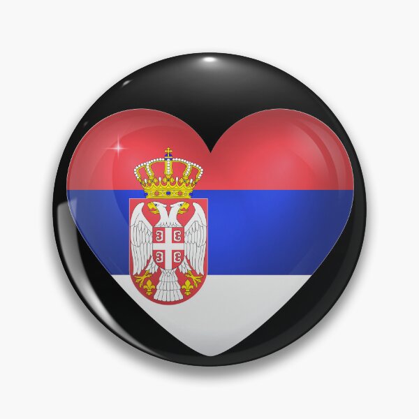 Item preview, My heart is in Serbia, Love Serbia. designed and sold by ArtIsParty.