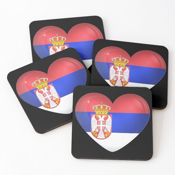 Item preview, My heart is in Serbia, Love Serbia. designed and sold by ArtIsParty.