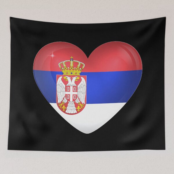 Item preview, My heart is in Serbia, Love Serbia. designed and sold by ArtIsParty.