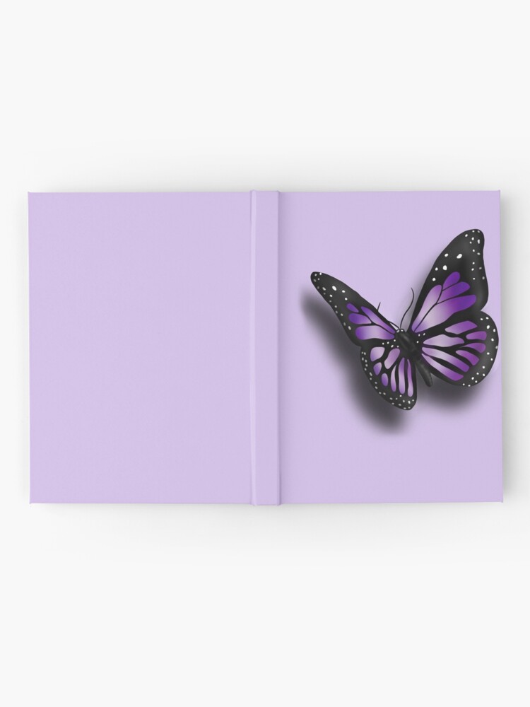 "Purple Butterfly" Hardcover Journal by wildflowerdw Redbubble