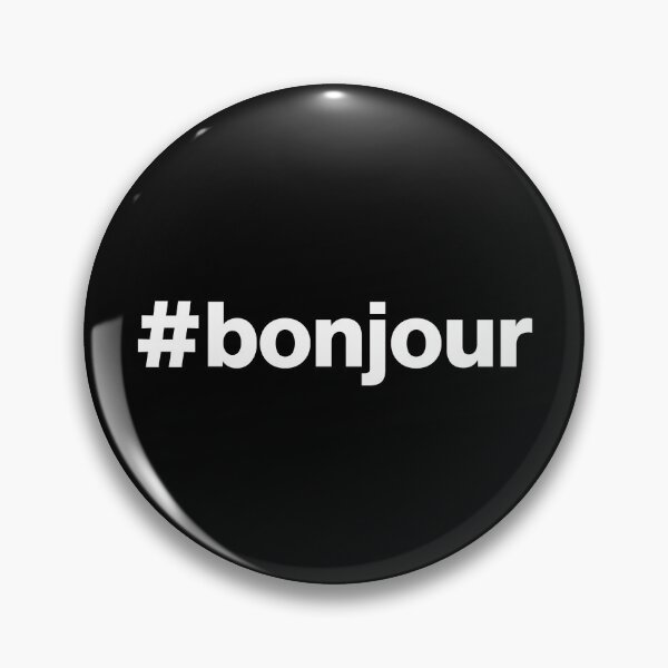 Item preview, Hashtag bonjour designed and sold by ArtIsParty.