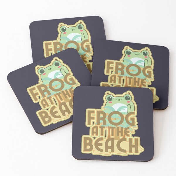 Item preview, Frog at the Beach designed and sold by SunfullyYours.