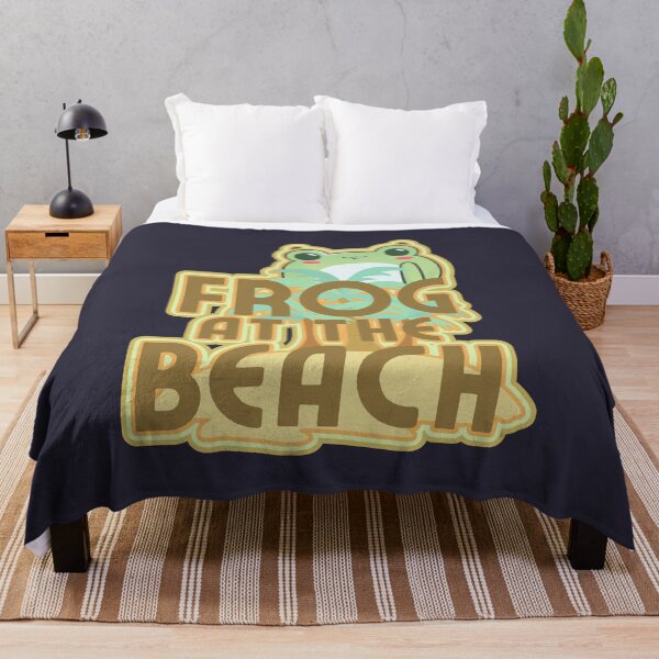 Item preview, Frog at the Beach designed and sold by SunfullyYours.