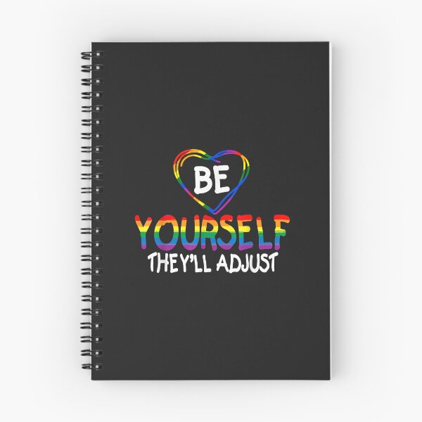 Item preview, Be Yourself They'll Adjust LGBTQ Rainbow Flag Gay Pride Ally designed and sold by Corelli87.