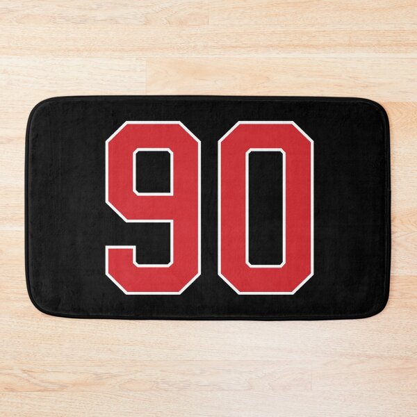 Item preview, Sports Number 90, red black color lucky sport ninety designed and sold by ArtIsParty.