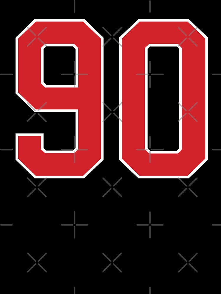 Sports Number 44, red black color lucky sport forty four Sticker for Sale  by ArtIsParty