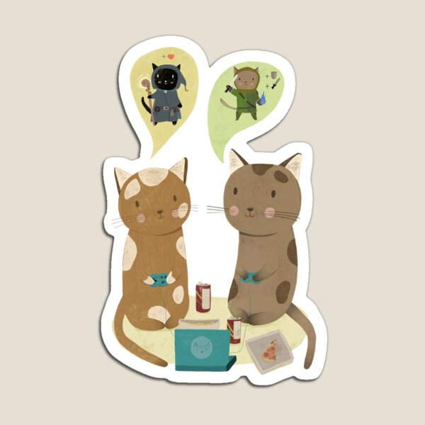 Geek Cats Magnet