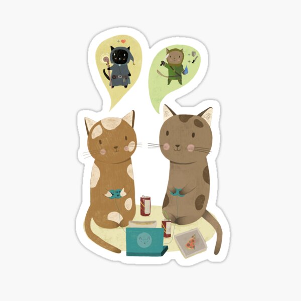 Geek Katzen Sticker