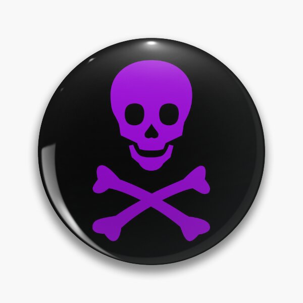 Item preview, Purple Skull and Cross Bones designed and sold by effervescence.