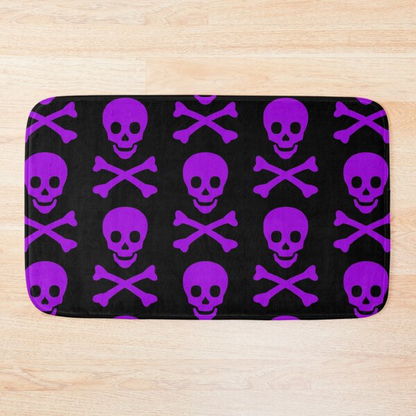 Item preview, Purple Skull and Cross Bones designed and sold by effervescence.