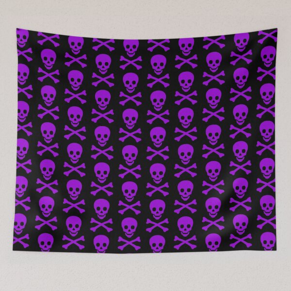 Item preview, Purple Skull and Cross Bones designed and sold by effervescence.
