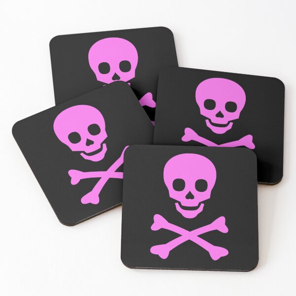 Item preview, Pink Skull and Cross Bones designed and sold by effervescence.