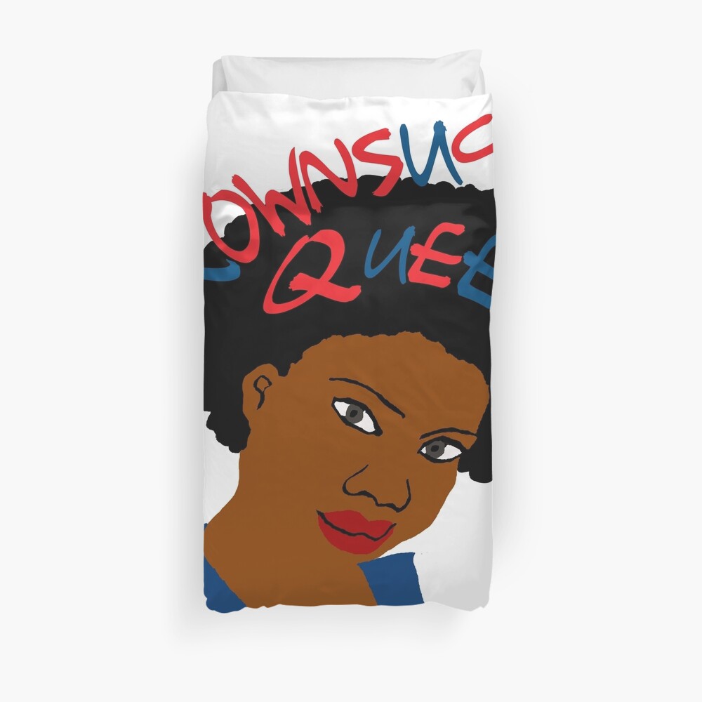 BrownSugar Queen Natural Hair AfroTshirt Duvet Cover