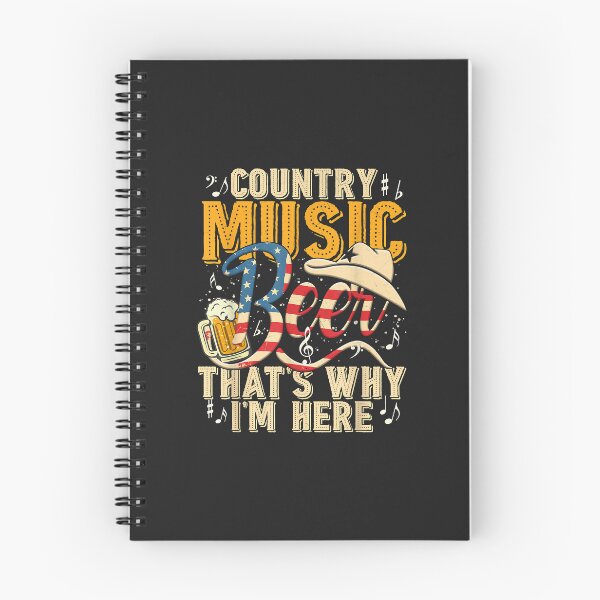 Item preview, Country Music and Beer That's Why I'm Here T shirt Funny designed and sold by Corelli87.