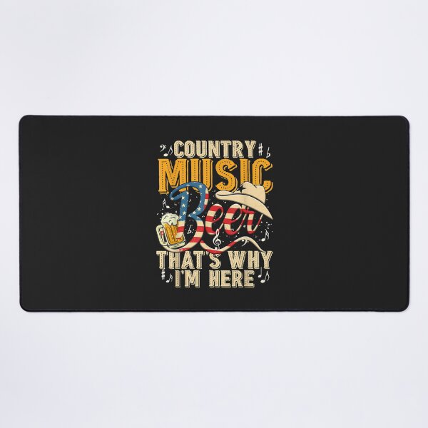 Item preview, Country Music and Beer That's Why I'm Here T shirt Funny designed and sold by Corelli87.