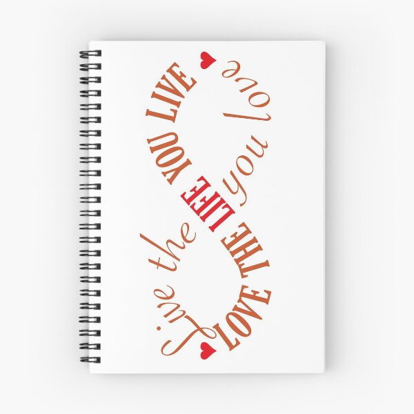 Item preview, Live The Life You Love Inspirational Motivational Quote Typography designed and sold by theimagezone.