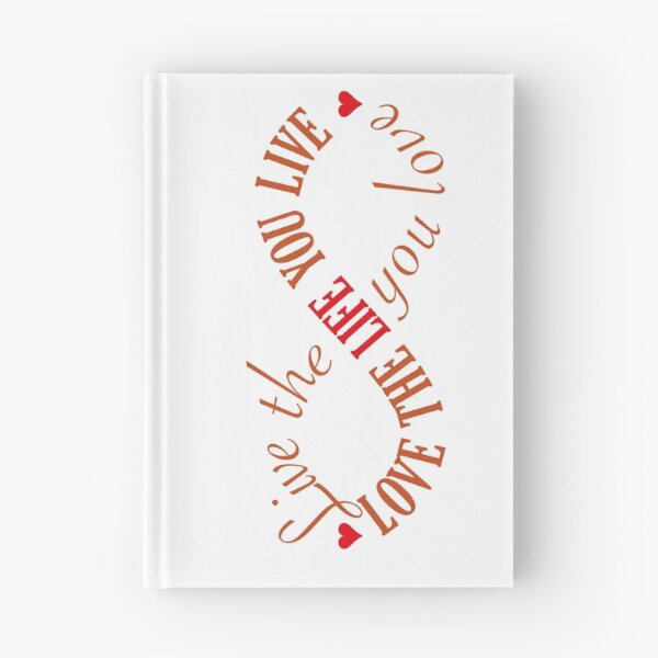 Item preview, Live The Life You Love Inspirational Motivational Quote Typography designed and sold by theimagezone.