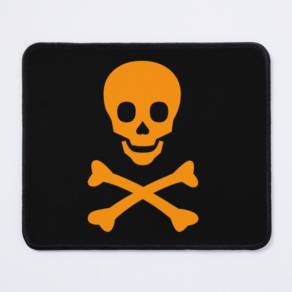 Item preview, Orange Skull and Cross Bones designed and sold by effervescence.