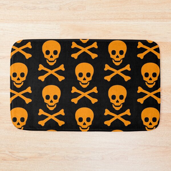 Item preview, Orange Skull and Cross Bones designed and sold by effervescence.