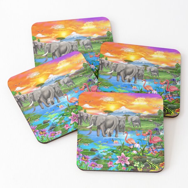 Item preview, African Lake designed and sold by GeraldNewtonArt.