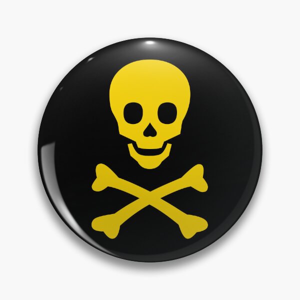 Item preview, Yellow Skull and Cross Bones designed and sold by effervescence.