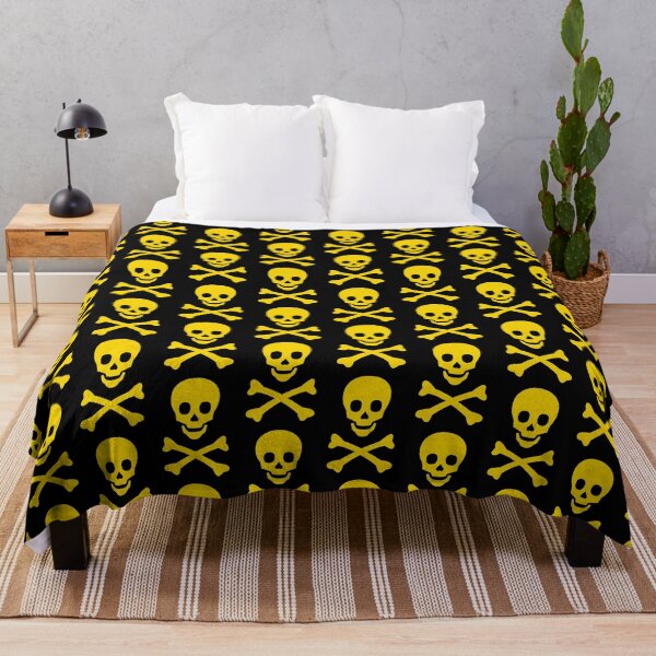 Item preview, Yellow Skull and Cross Bones designed and sold by effervescence.